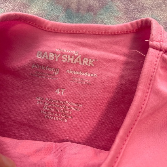 Toddler baby shark dress 4T - Picture 2 of 4